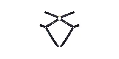 Daniela Paradeis Bon Bondage Harness Thong schwarz bei Salon der schönen Dinge