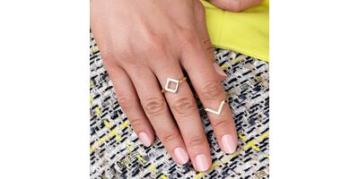 VON KRONBERG - Ring VICTORY Weißgold | stackable