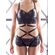 Daniela Paradeis Bon Bondage Harness Thong schwarz bei Salon der schönen Dinge