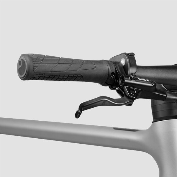 URWAHN | Platzhirsch Urban E-Bike intergriertes Frontlicht Bremshebel