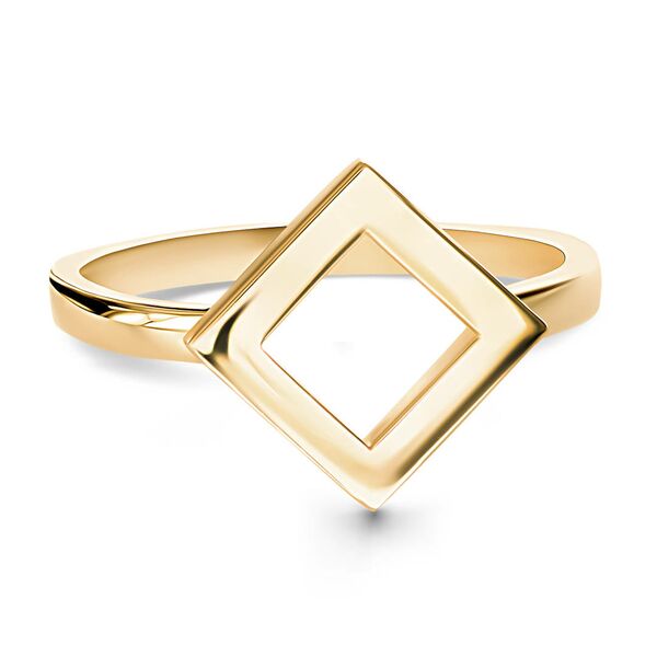 VON KRONBERG - Ring SQUARE Gelbgold | stackable