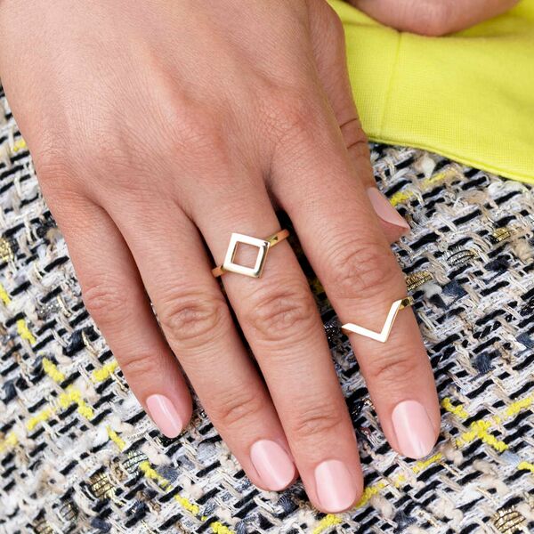 VON KRONBERG - Ring VICTORY Weißgold | stackable